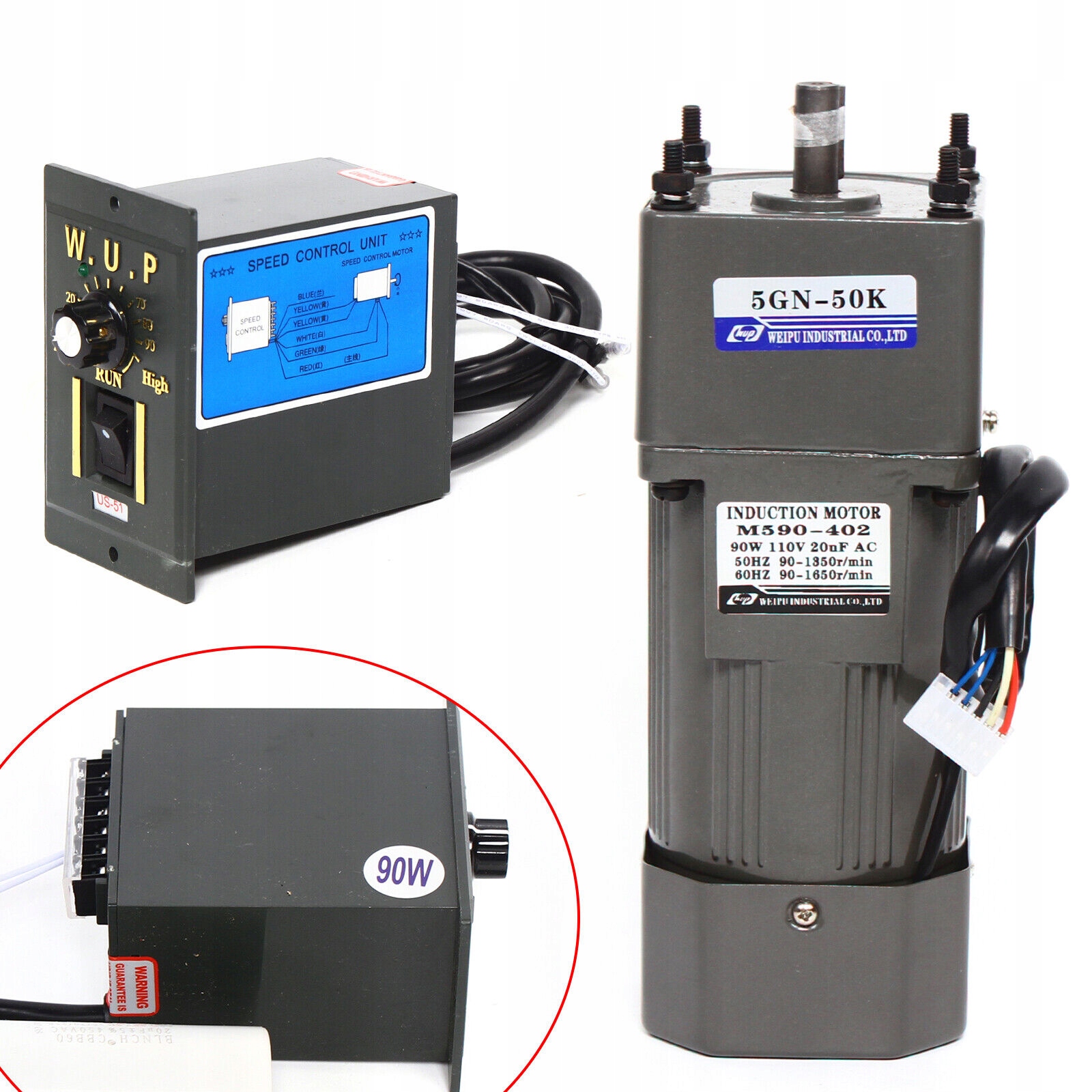 Motor s prevodovkou 90 W 0 ot./min